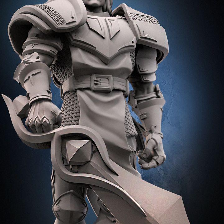 Lancelot V3 Fantasy Knight Miniature – Dragun Studios