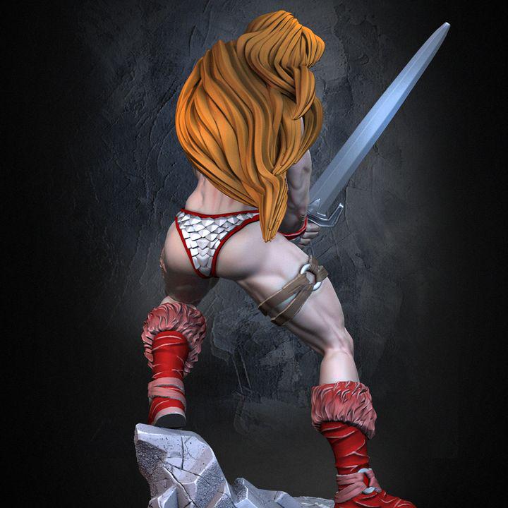Tyris Flare Miniature – Female Warrior, Dragun Studios