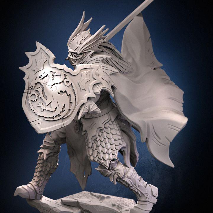 Dragon knight warrior miniature, photo 2