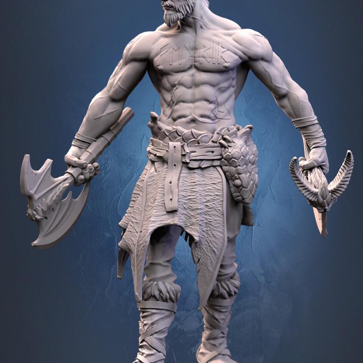 Ulfr the Norseman Berserker Miniature – Dragun Studios
