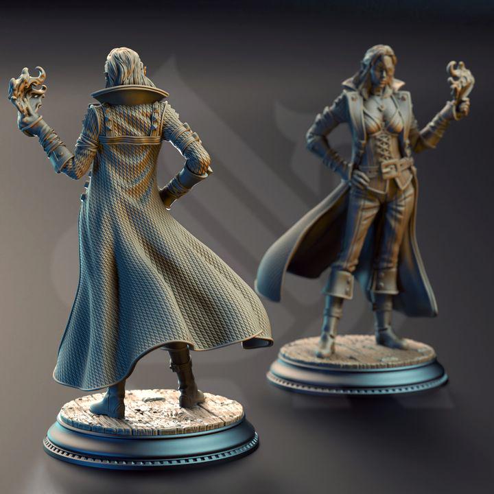 Charlotte-Anne – Elf Pirate Gambler Rogue Miniature