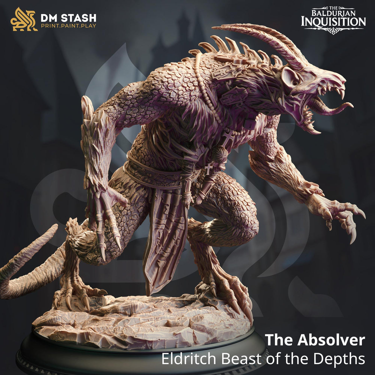 Eldritch Horror miniature, 32mm RPG boss monster, by GLC3DPrints