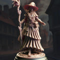 Alia of Ardris: Human Wizard Miniature - Tabletop RPG Model
