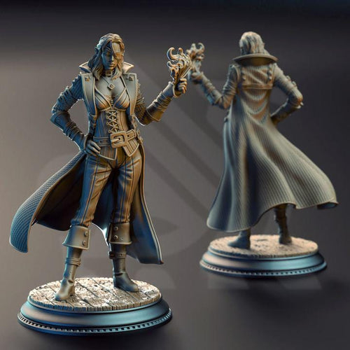Charlotte-Anne elf pirate gambler rogue miniature, photo 2