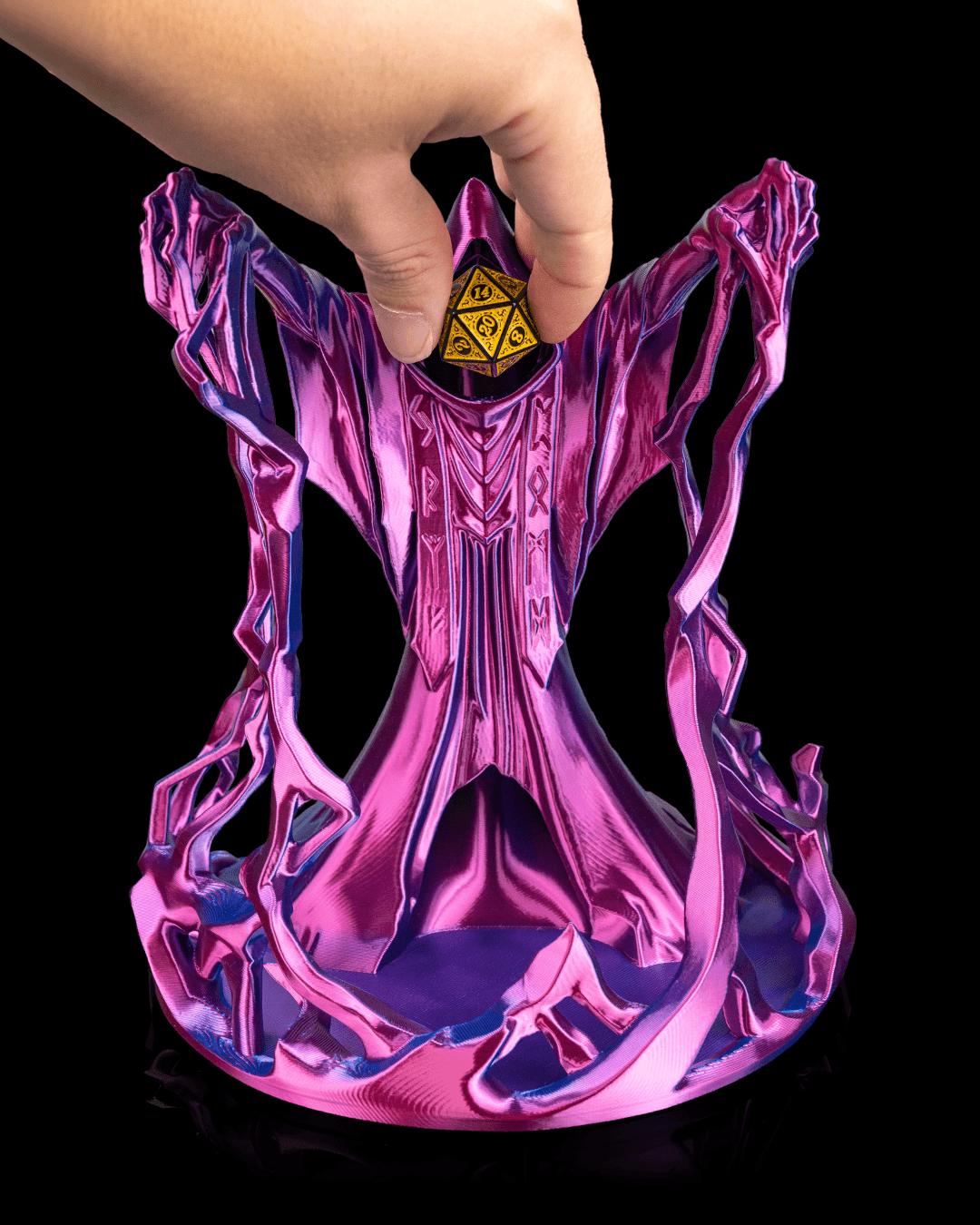 D&D dice tower, fantasy tabletop RPG dice roller, by GLC3DPrints