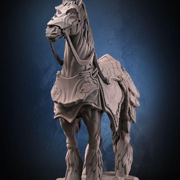 Garibaldi V2 Warlord Miniature with Armored War Horse (64mm)