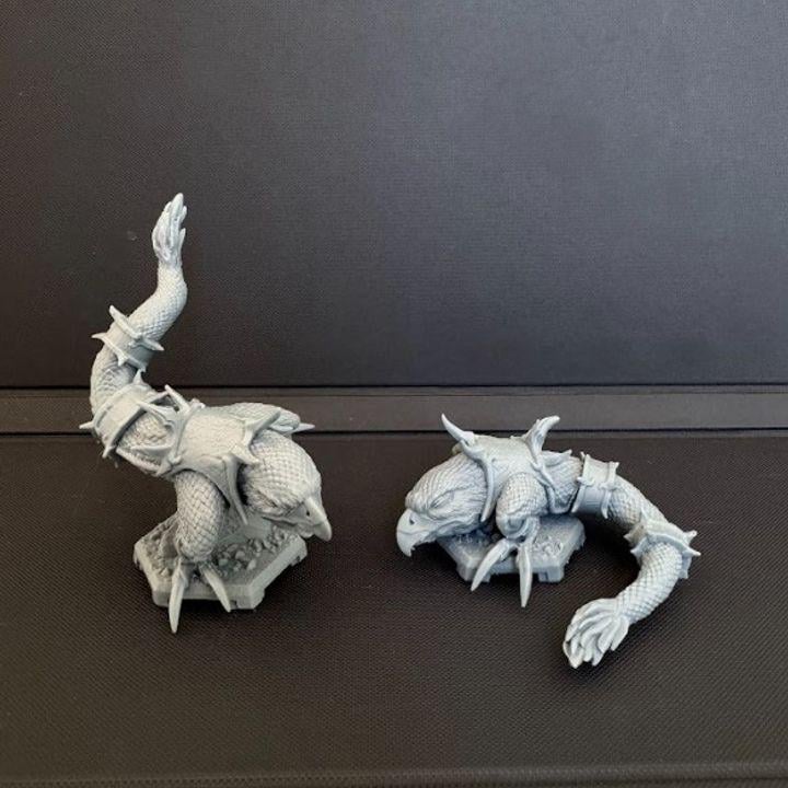 Chicken Leg Boss Miniature – Fantasy Creature, D&D Pathfinder RPG