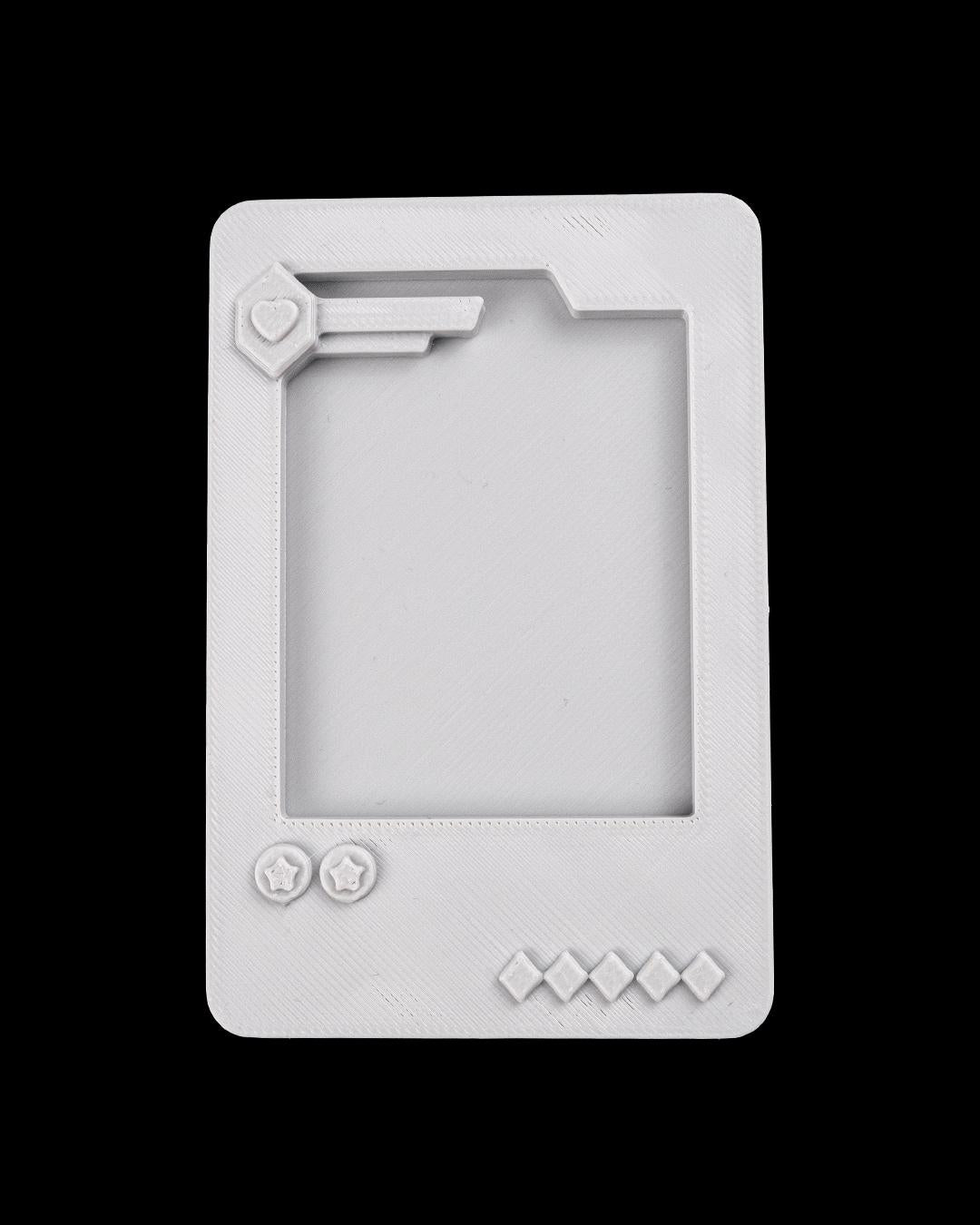 Retro Gaming Card Photo Frame – Magnetic Desk Decor