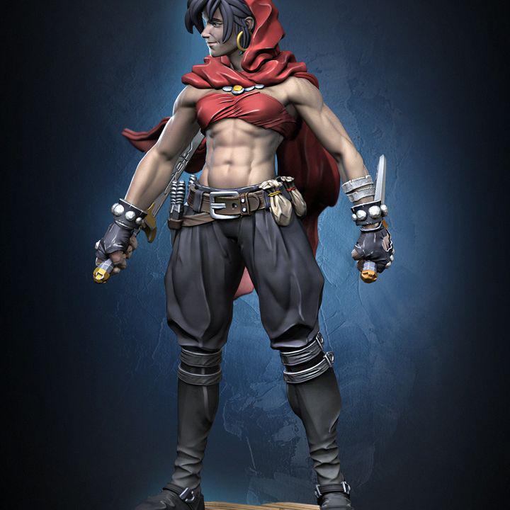 Moriah the Thief - 32mm - 75mm Scale - Fantasy Miniature - Tabletop RPGs - D&D - Pathfinder