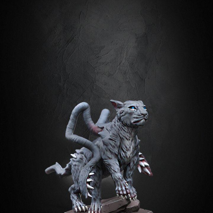 Displacer Beast Miniature – D&D, Pathfinder