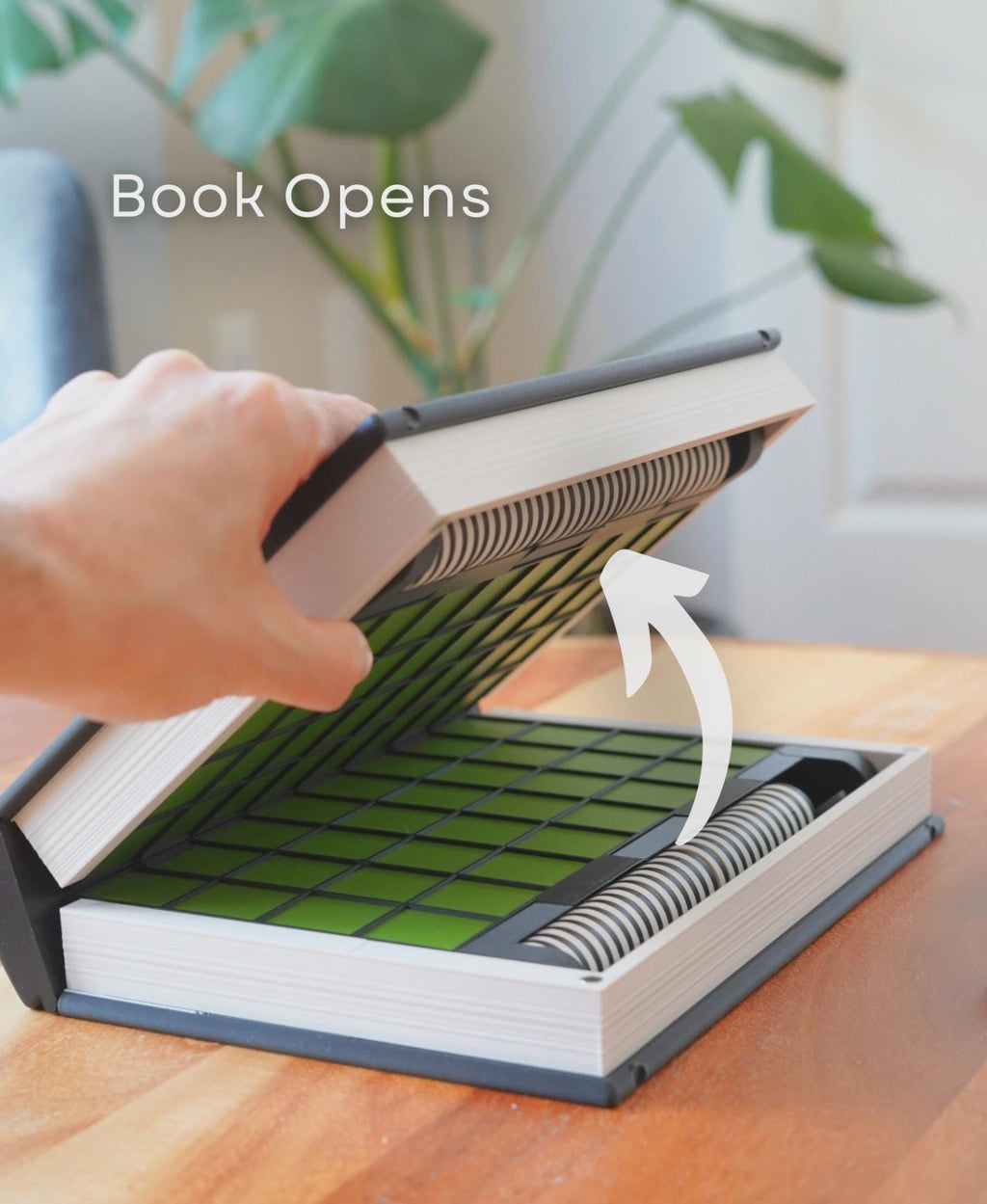 Reversi Book Board Game – Magnetic Strategy, Shelf-Friendly