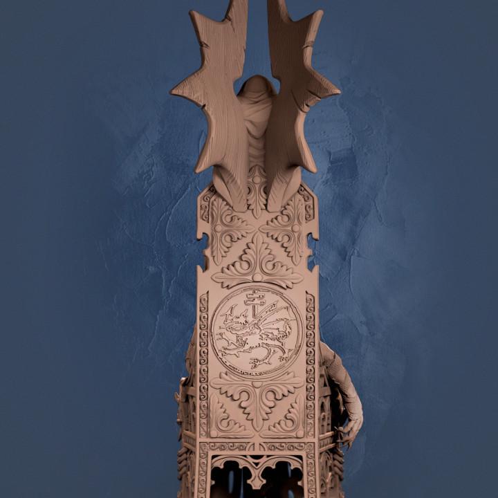Vampire Lord Dracula Miniature: Gothic Horror RPG Model (32mm/100mm)