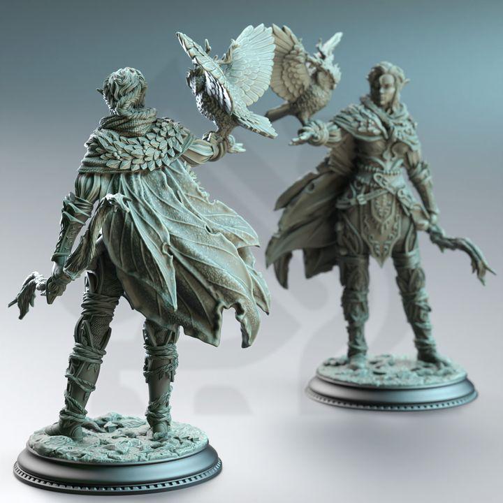 Jesmira the Jaded Elf Ranger Miniature: DM Stash RPG Figure