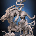 Displacer Beast miniature for D&D and Pathfinder, by GLC3DPrints
