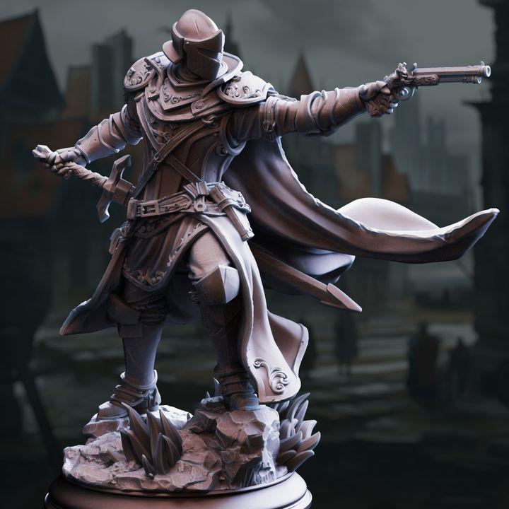 Sir Enidus royal inquisitor miniature, DM Stash, by GLC3DPrints