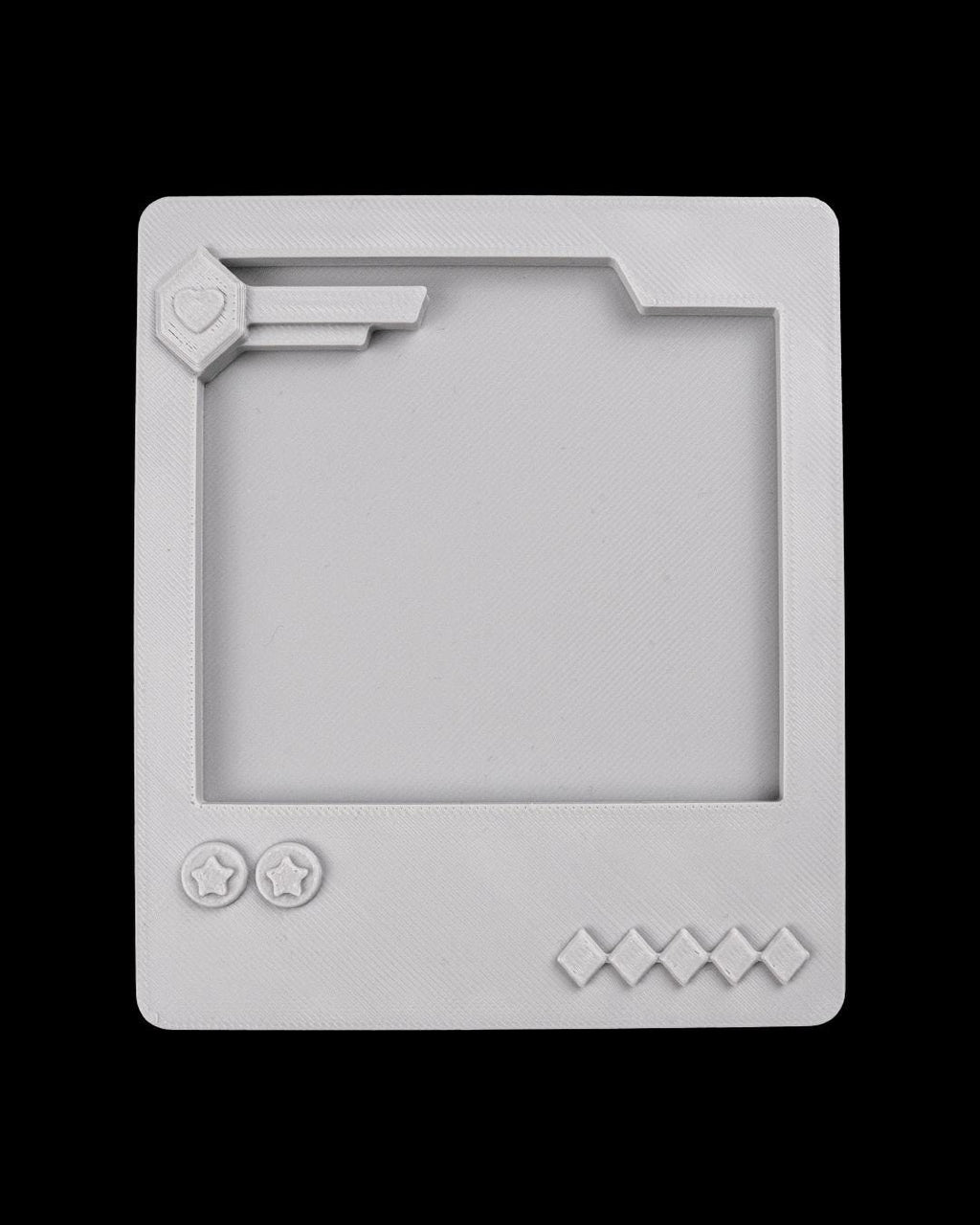 Retro Gaming Card Photo Frame – Magnetic Desk Decor