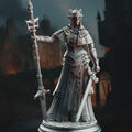 Evana the Proselytizer half-elf cleric miniature, DM Stash, by GLC3DPrints