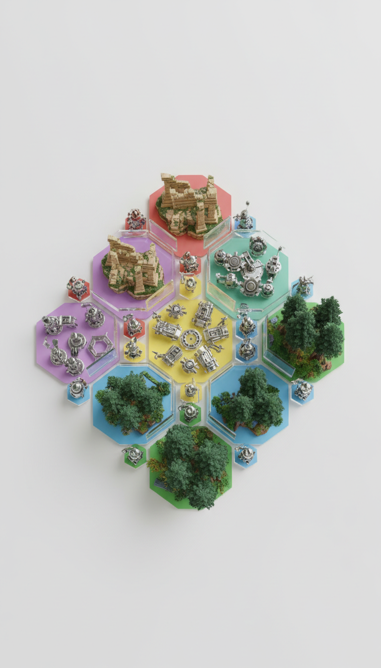Modular Hex Tile Set