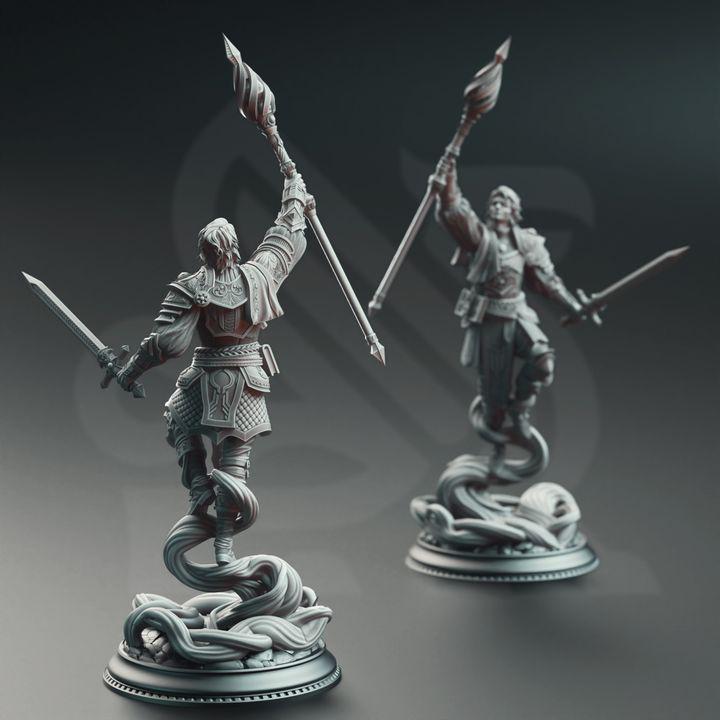 Chandler Marks - Noble Court Wizard Miniature - DM Stash RPG