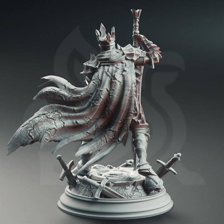 Ser Elias the Forgotten – Void Knight Miniature