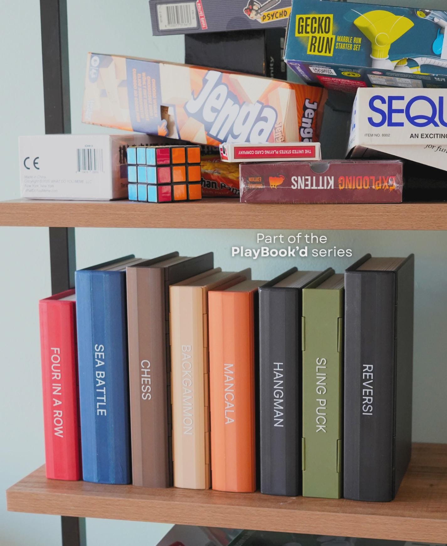 Reversi Book Board Game – Magnetic Strategy, Shelf-Friendly
