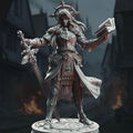 Johanna Saffron paladin of vengeance miniature, by GLC3DPrints
