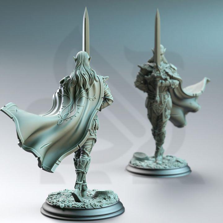 Alysion fey elf duelist miniature, photo 2