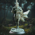 Alysion fey elf duelist miniature, DM Stash, by GLC3DPrints