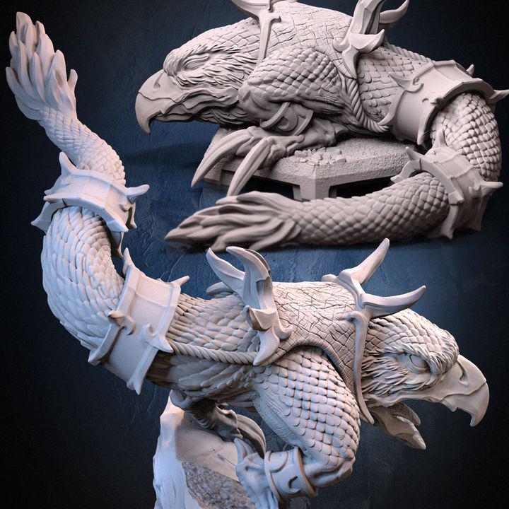 Chicken Leg Boss Miniature – Fantasy Creature, D&D Pathfinder RPG