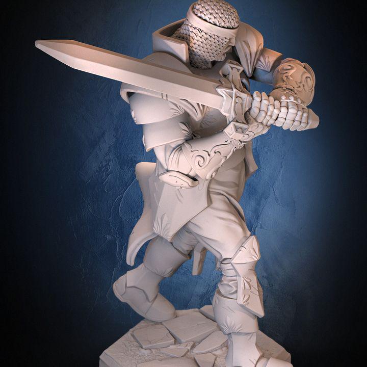 King Arthur v2 Knight Miniature (32mm/75mm)