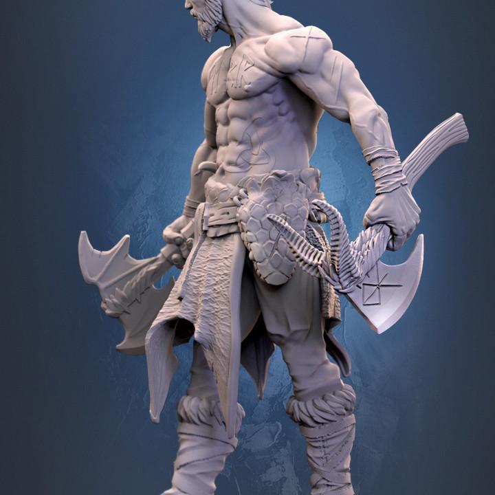 Ulfr the Norseman Berserker Miniature – Dragun Studios