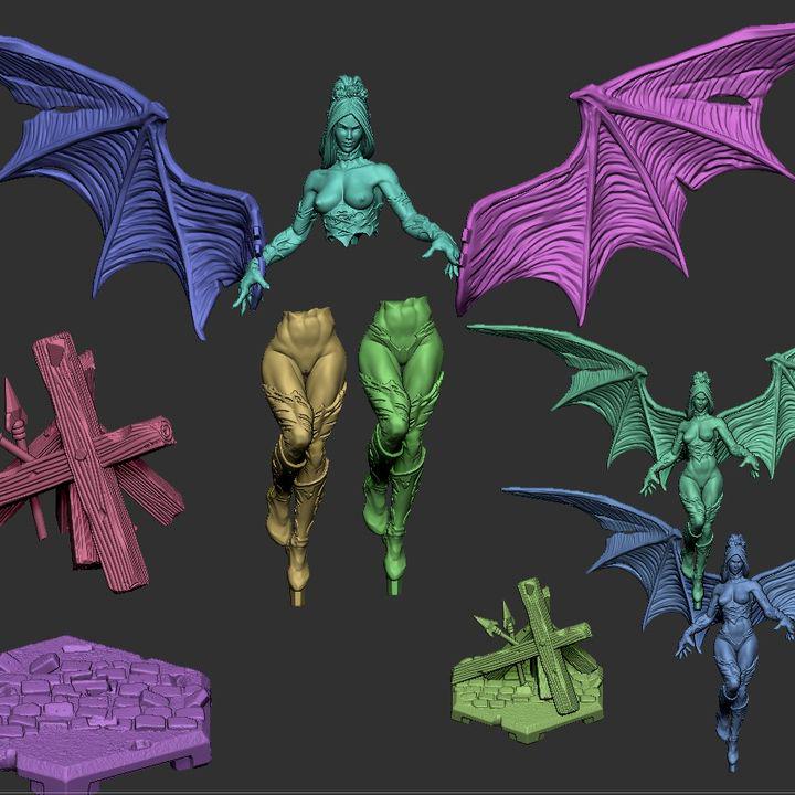 Succubus Miniature – Dragun Studios, Dark Fantasy RPG
