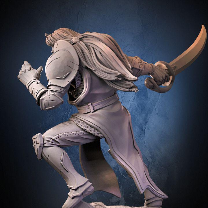 Lancelot V2 Knight Miniature – D&D Tabletop RPG