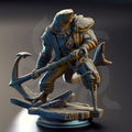 Sharkman pirate enforcer miniature, Baz Smiley Armstrong, by GLC3DPrints