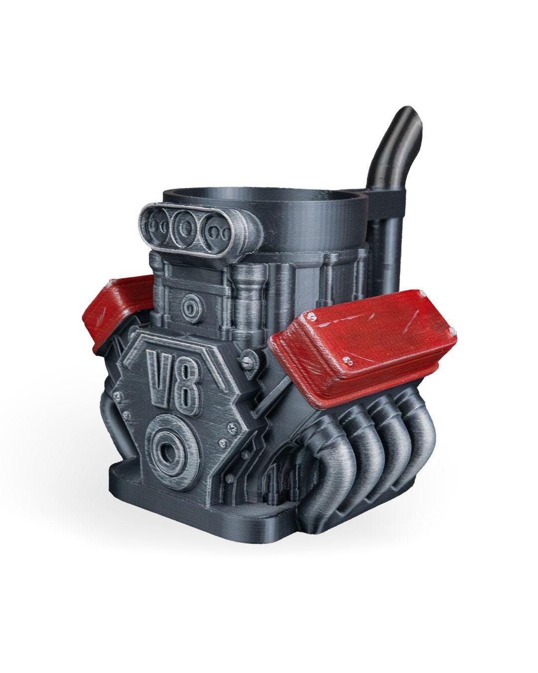 Octane V8 Engine Can Holder – Car Lover Gift