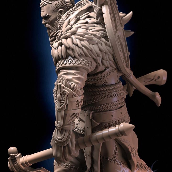 Eigor Viking Berserker Miniature – D&D Tabletop Figure