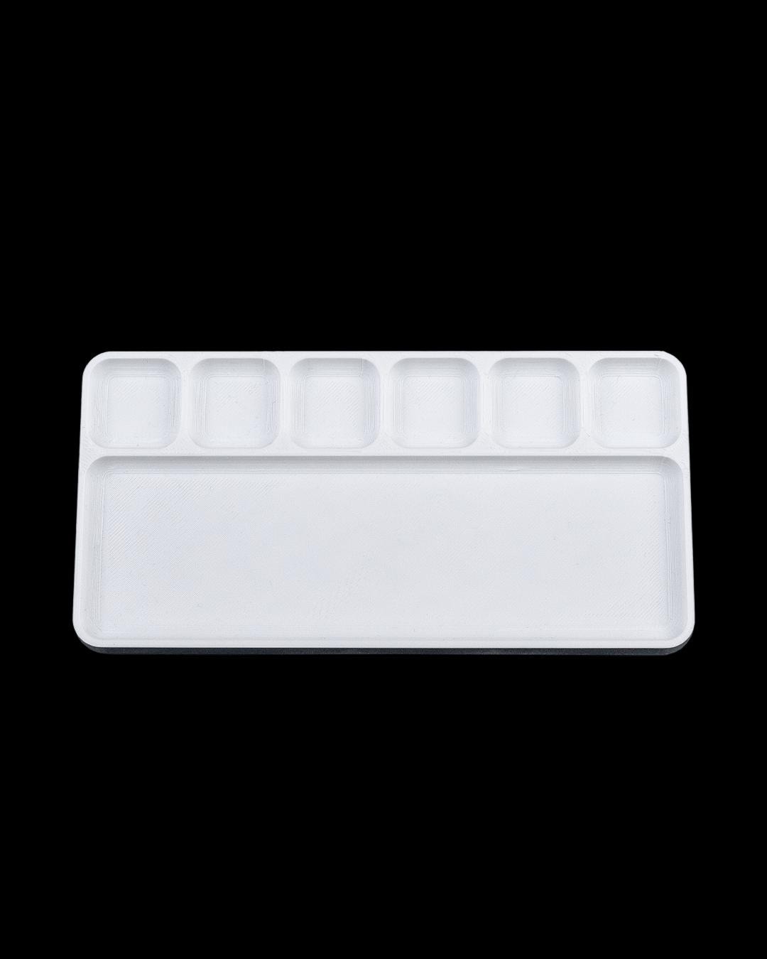 Artist Desk Organizer – Paint Palette & Brush Holder