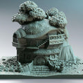 Fungi Cottage terrain, 3-level fantasy building for tabletop games, by GLC3DPrints