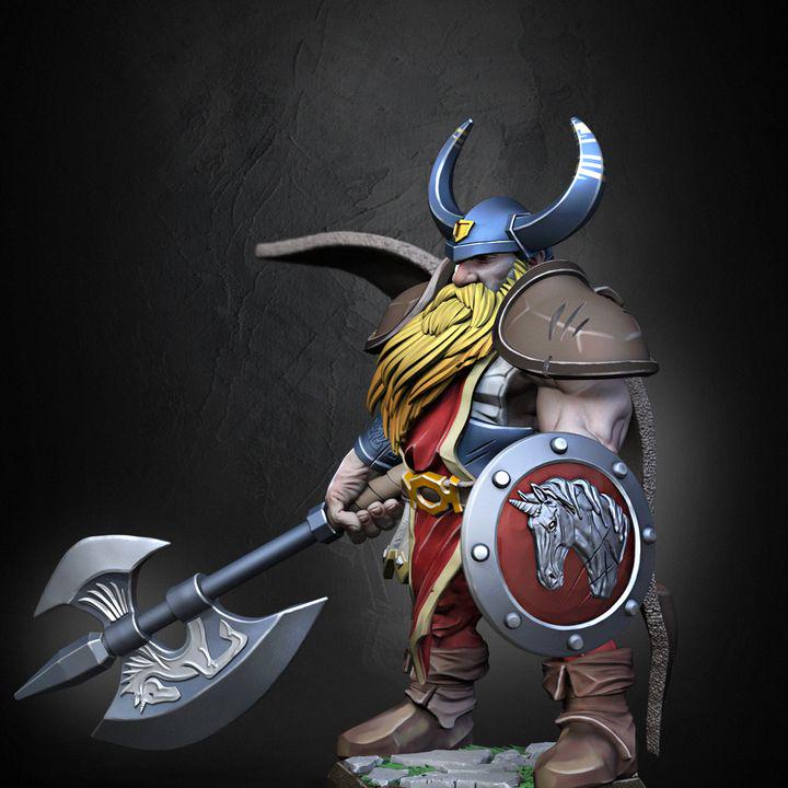 Dims the Dwarf – Viking Warrior Miniature