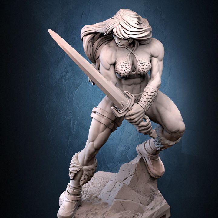 Tyris Flare Miniature – Female Warrior, Dragun Studios