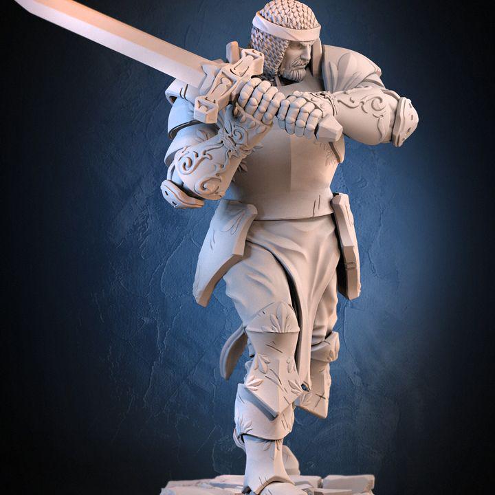 King Arthur v2 Knight Miniature (32mm/75mm)