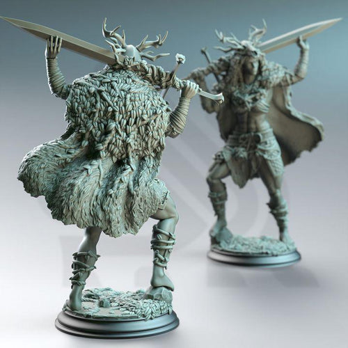 Aram'ra goliath fey barbarian miniature, photo 2