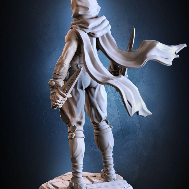 Moriah the Thief - 32mm - 75mm Scale - Fantasy Miniature - Tabletop RPGs - D&D - Pathfinder