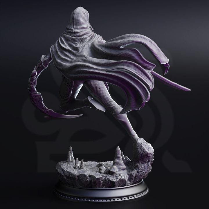 Xira Elineri – Dark Elf Assassin Miniature
