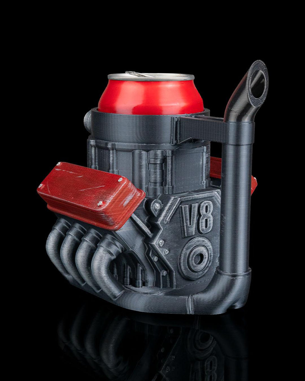 Octane V8 Engine Can Holder – Car Lover Gift