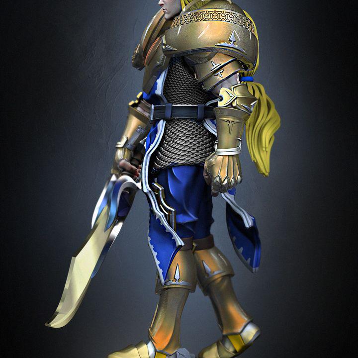 Lancelot V3 fantasy knight miniature, photo 2