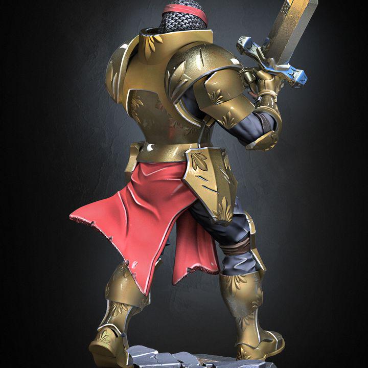 King Arthur v2 Knight Miniature (32mm/75mm)