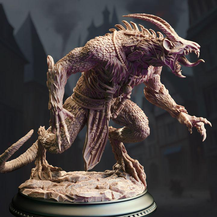 Eldritch Horror miniature, 32mm RPG boss monster, photo 2