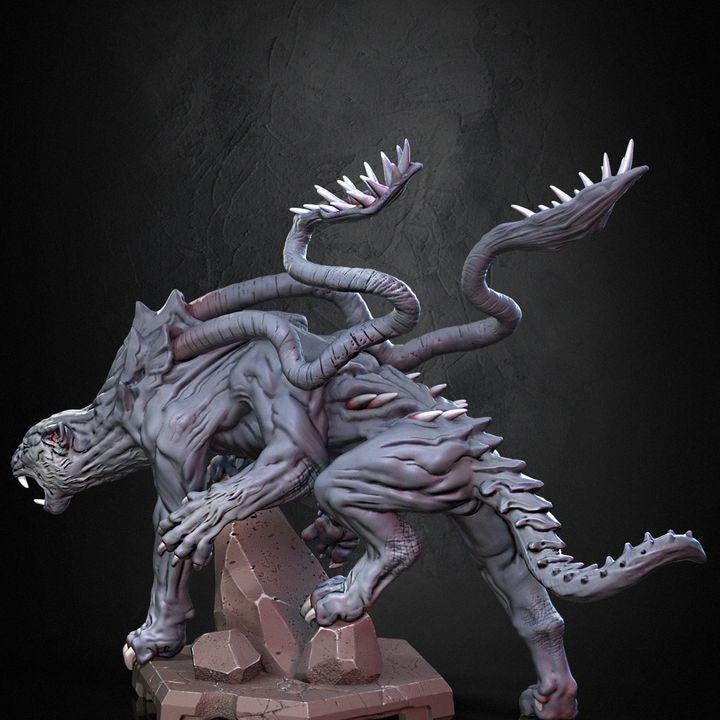 Displacer Beast Miniature – D&D, Pathfinder