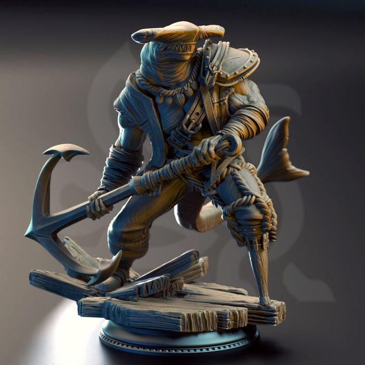 Sharkman Pirate Enforcer - Baz Smiley Armstrong